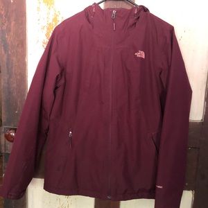 Women's The North Face jacket with shell